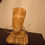 Vintage Albasten Nefertiti Buste Lamp, Antiek en Kunst, Ophalen