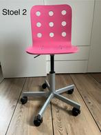 IKEA JULES kinderbureaustoel roze, Ophalen, Gebruikt, Roze, Bureaustoel