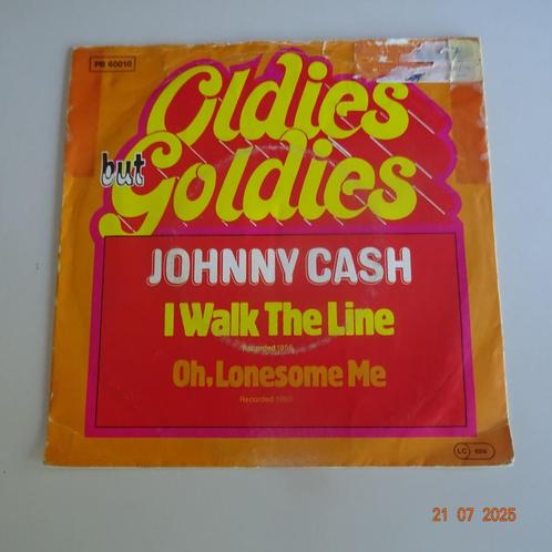 Johnny Cash - I walk the  line, Cd's en Dvd's, Vinyl Singles, Gebruikt, Single, Country en Western, 7 inch, Verzenden