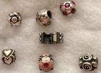 Pandora bedels, stoppers, spacers. Nieuwstaat. Origineel, Pandora, Ophalen of Verzenden, Zo goed als nieuw, 4 bedels of meer
