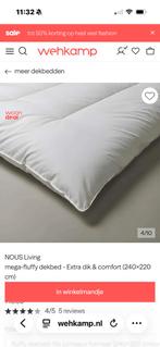 Fluffy Dekbed 200x240cm - Heerlijk Warm!, Ophalen, Wit, Tweepersoons, Deken of Dekbed