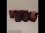 Paarse Duralex Thee Bekers, Ophalen of Verzenden, Overige stijlen, Glas of Glazen
