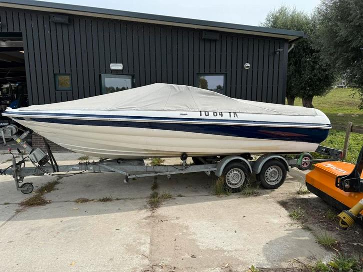 Sylvan 190 speedboot bowrider, Watersport en Boten, Speedboten, Gebruikt, 6 meter of meer, Benzine, 120 tot 200 pk, Polyester