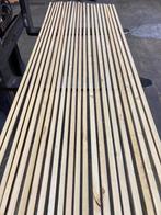 Lariks-Douglas-rhombus-regels-open gevel-schutting-23x25 mm, Ophalen, Overige typen, Nieuw, Hardhout