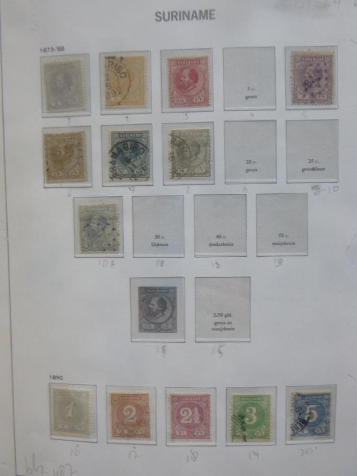 Davo album Suriname in Cassette 1873-1975, Postzegels en Munten, Postzegels | Volle albums en Verzamelingen, Buitenland, Ophalen of Verzenden