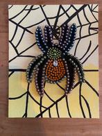 Uniek schilderij van een spin in een web, Antiek en Kunst, Kunst | Schilderijen | Abstract, Verzenden