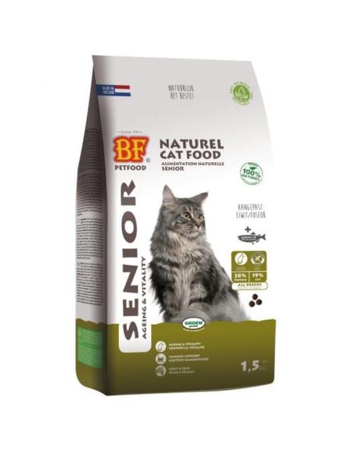 BF Petfoot Natural Cat food Senior Ageing-1.5 kg–60% korting, Dieren en Toebehoren, Dierenvoeding, Kat, Ophalen of Verzenden