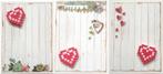Labels van papier met een Pixelhobby hartje roze 3 stuks, Hobby en Vrije tijd, Scrapbooking, Nieuw, Overige merken, Ophalen of Verzenden