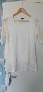 Tuniek driekwarts mouw met kant. Maat M., Ophalen of Verzenden, Gedragen, Maat 38/40 (M), Zwart