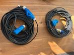 2 verlengsnoeren camping euro trail 20 meter en 30  meter, Caravans en Kamperen, Ophalen, Gebruikt