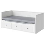Ikea Hemnes uitschuifbaar bed (80x200cm), Huis en Inrichting, Ophalen, Eenpersoons, Wit, 80 cm
