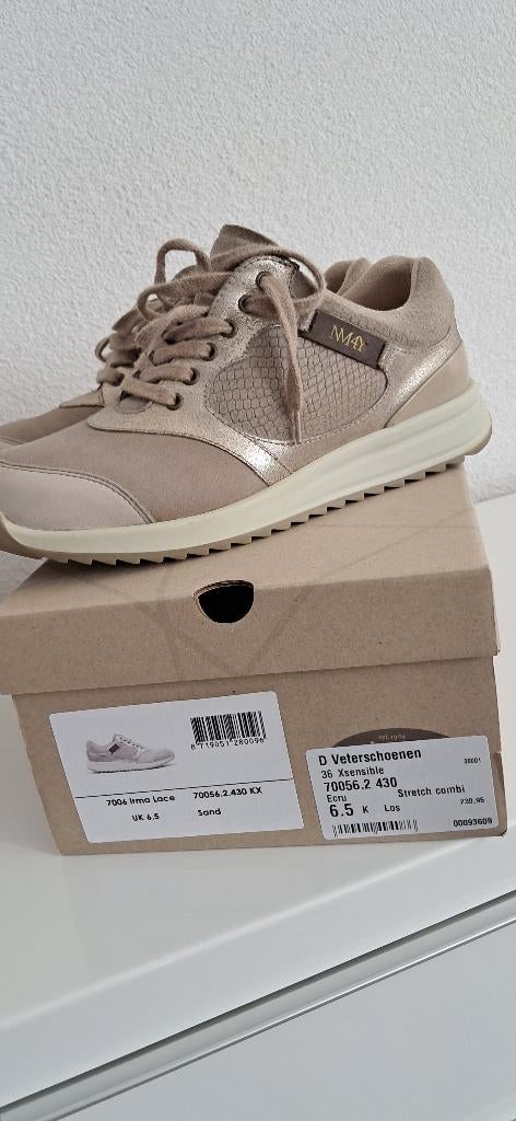 Dames veter/sneaker merk Xsensible, Beige, Ophalen of Verzenden, Sneakers of Gympen, Zo goed als nieuw
