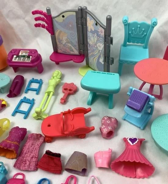 Mattel Polly Pocket Set Poppen Kleding Meubels 200+ Delig, Coolsingel 104, 3011 AG Rotterdam, Netherlands, Verzenden, Zo goed als nieuw