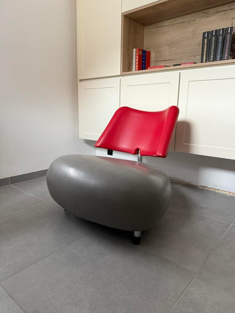 Leolux Pallone Pa, Huis en Inrichting, Fauteuils, Nieuw, Kunststof, Metaal, Stof, Overige materialen, Minder dan 50 cm, Ophalen of Verzenden