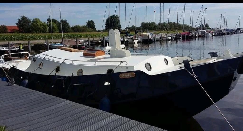 Van Twillert Zeeschouw 9.50 m., Watersport en Boten, Ophalen, Gebruikt, Staal, Diesel