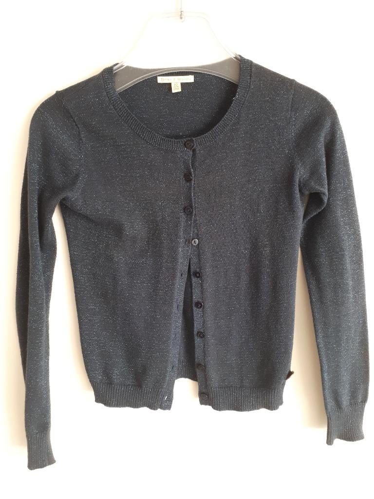 communie collectie: Blauw Brian & Nephew glittervestje, Meisje, Trui of Vest, Brian & Nephew, Ophalen of Verzenden