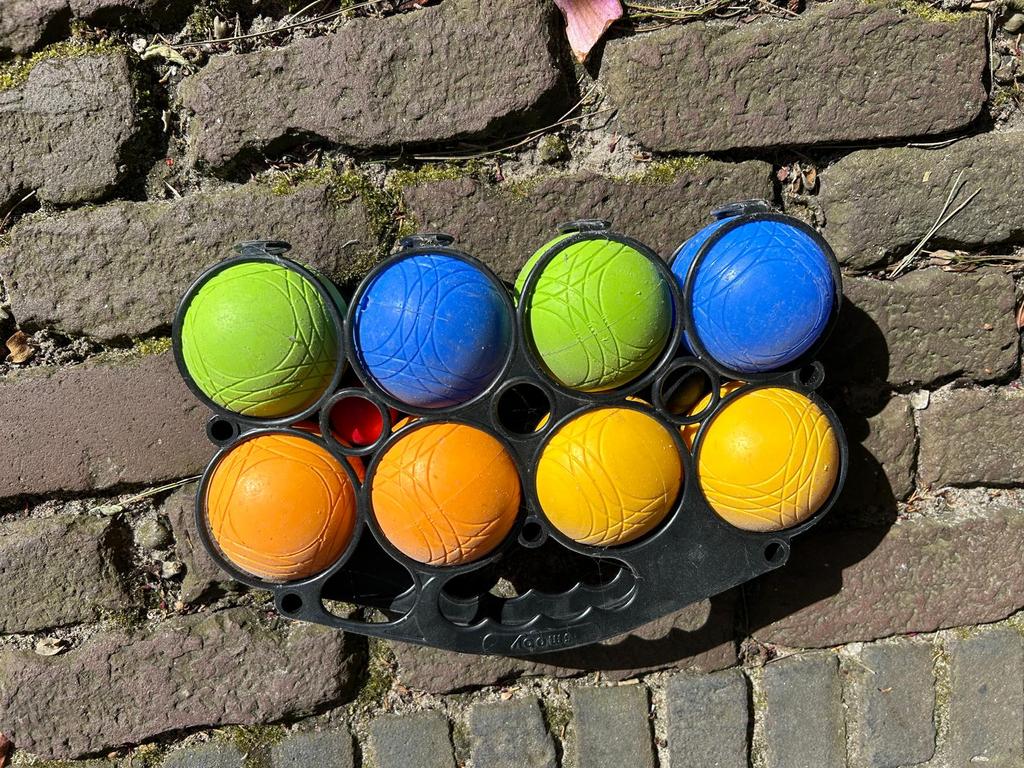 Jeu de boules ballen, Ophalen, Zo goed als nieuw