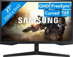 Samsung Odyssey G5 27 QHD Gaming Monitor 165Hz FreeSync, Curved, Zo goed als nieuw, Overige typen, Onbekend