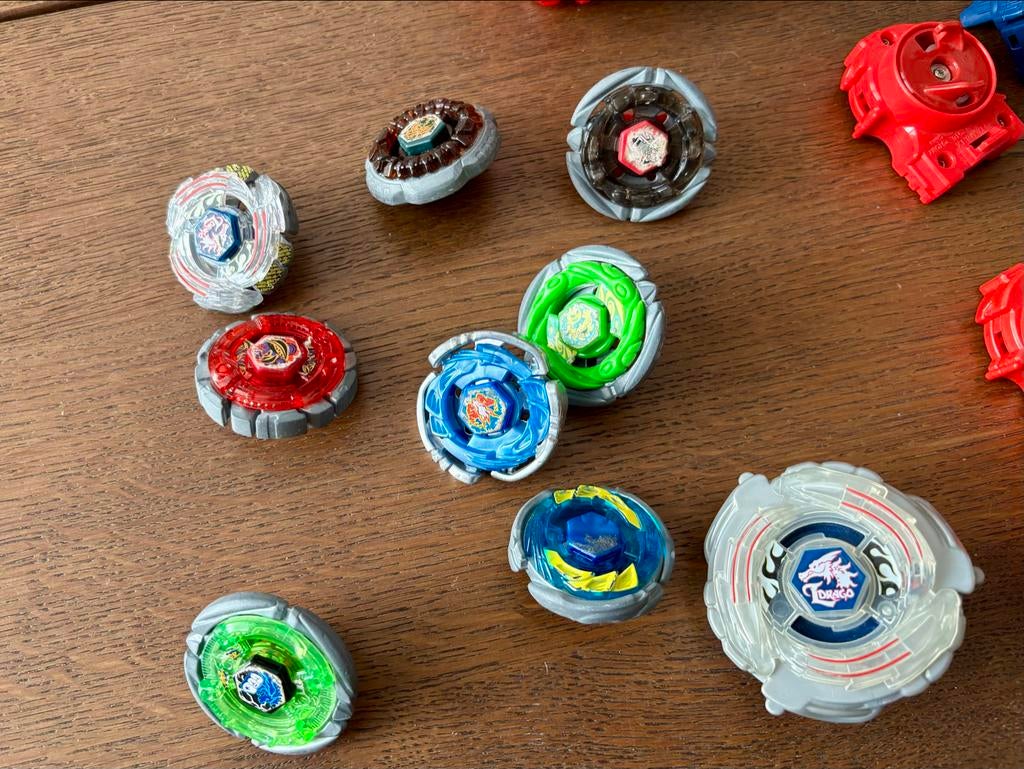 Setje Beyblade tollen met lanceerders, Ophalen of Verzenden, Gebruikt, Jongen of Meisje