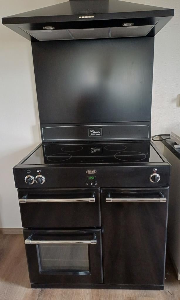Belling Classic Fornuis met 3 Ovens en 4 Inductie Kookplaten, Witgoed en Apparatuur, Fornuizen, Ophalen, Gebruikt, 60 cm of meer