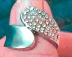 Ring maat 18, Verzenden, Nieuw, Zilver