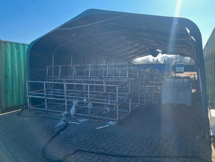 Gebruikte opslagtent 12x6x3,20m groen, Tuin en Terras, Partytenten