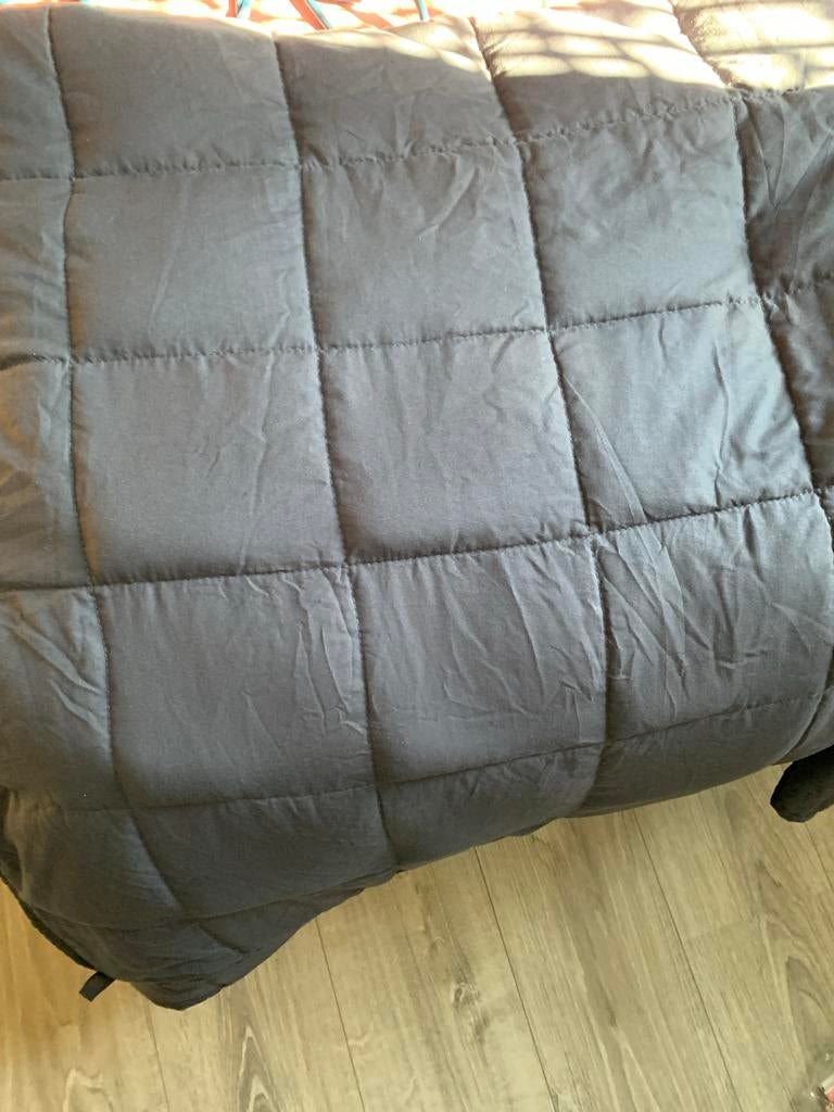 Sleepmed Verzwaringsdeken 140x200cm 7kg, Ophalen, Eenpersoons, Grijs, Deken of Dekbed