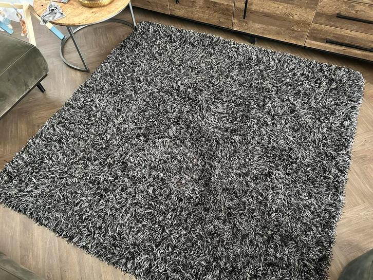 Groot vierkant vloerkleed 200x200 cm, Huis en Inrichting, Stoffering | Tapijten en Kleden, Zo goed als nieuw, 200 cm of meer, Vierkant