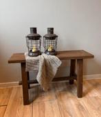 Bankje teak 80 cm, Huis en Inrichting, Ophalen, -, -, Nieuw