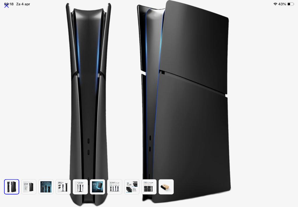 Maak van je witte PlayStation 5 een mat zwarte cover plates, Spelcomputers en Games, Ophalen, Nieuw, Overige typen, PlayStation 5