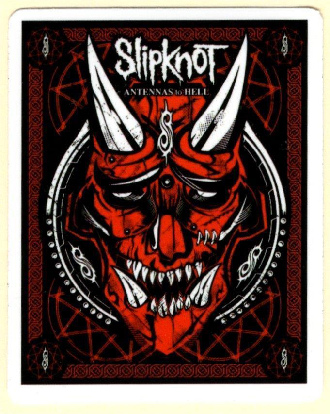 Slipknot sticker #9, Verzamelen, Muziek, Artiesten en Beroemdheden, Nieuw, Foto of Kaart, Ophalen of Verzenden