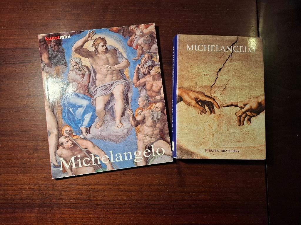 Kunstboeken - Twee keer Michelangelo, Gelezen, Diverse auteurs, Ophalen of Verzenden, Schilder- en Tekenkunst