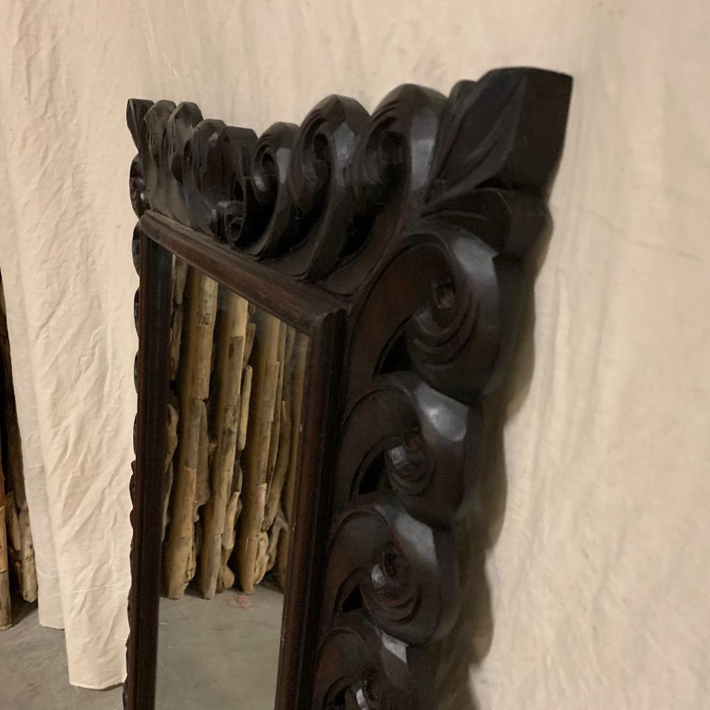 Barok Spiegel - houten lijst -100 x 70 cm - TTM Wonen, TTM Wonen, Meubels – (Perzische) Tapijten en Woonaccessoires, Nieuw, Ophalen of Verzenden