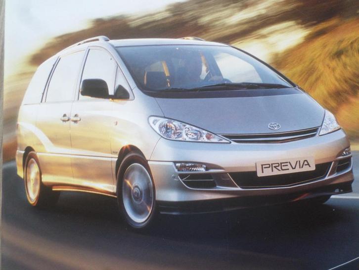 Toyota Previa 2003 Brochure, Boeken, Auto's | Folders en Tijdschriften, Zo goed als nieuw, Toyota, Ophalen of Verzenden