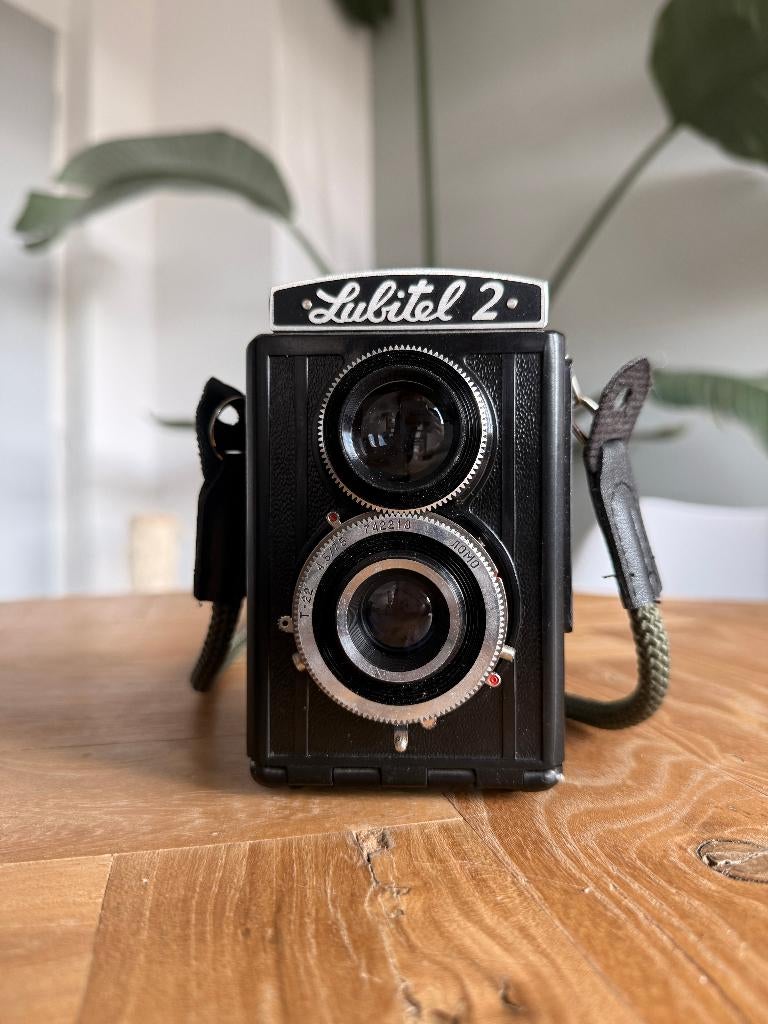 Prachtige Lubitel 2 GETEST, Ophalen of Verzenden, Gebruikt, Spiegelreflex, Overige Merken