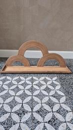 Rotan wandplankje met spiegel - Boheemse stijl, Huis en Inrichting, Woonaccessoires | Wandplanken en Boekenplanken, Ophalen, Zo goed als nieuw