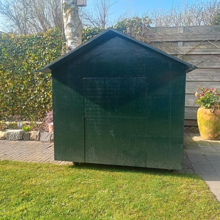 Groot (Buiten) hondenhok, Dieren en Toebehoren, Hondenhokken, 100 cm of meer, 110 cm of meer, Ophalen