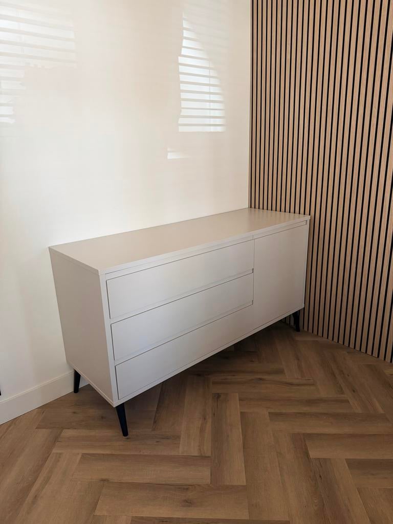 Commode XL Oatmeal van Babypark, Kinderen en Baby's, Kinderkamer | Commodes en Kasten, Zo goed als nieuw, Commode, 90 tot 105 cm