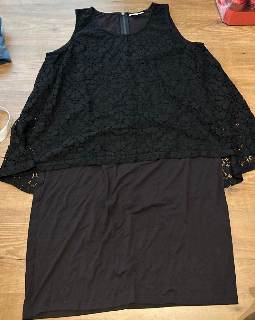 ZE•ZE Nordic jurk dames, Zwart, Maat 46/48 (XL) of groter, Ophalen of Verzenden, Zo goed als nieuw