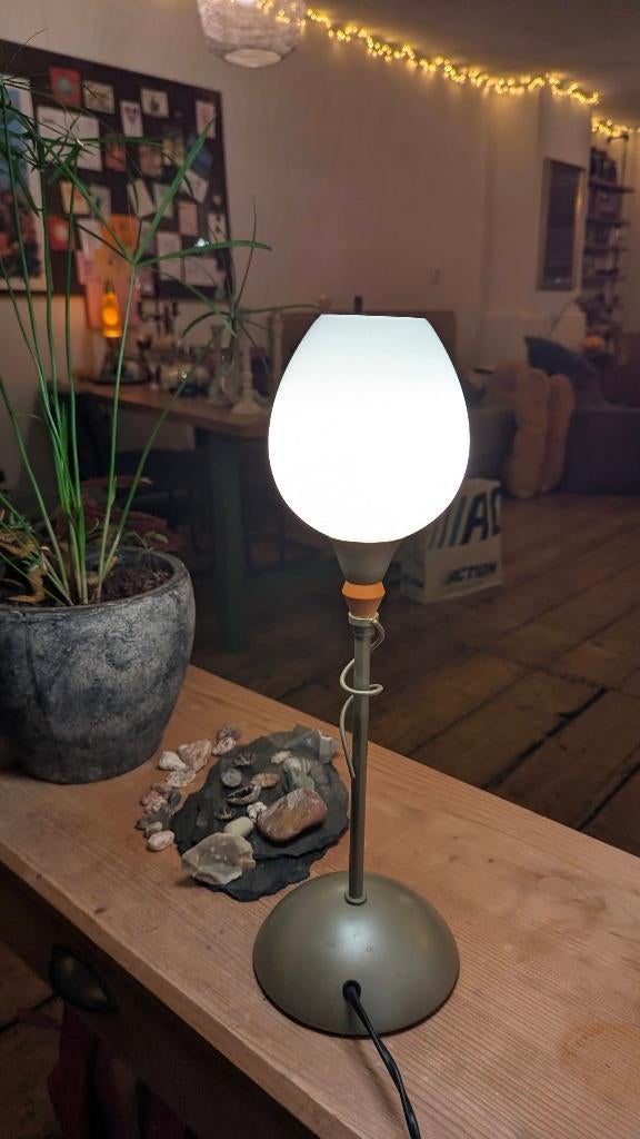 tafel lamp Herda Amsterdam, Gebruikt, Postmodern, Ophalen of Verzenden, Glas