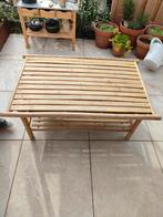 Bamboe terrastafel, Ophalen