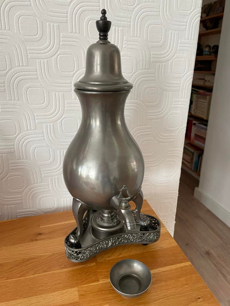 Oude tinnen drentse kraantjespot, Antiek en Kunst, Ophalen