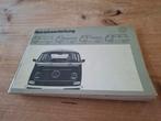 Vw volkswagen bus T2a handleiding instructieboekje!, Ophalen of Verzenden