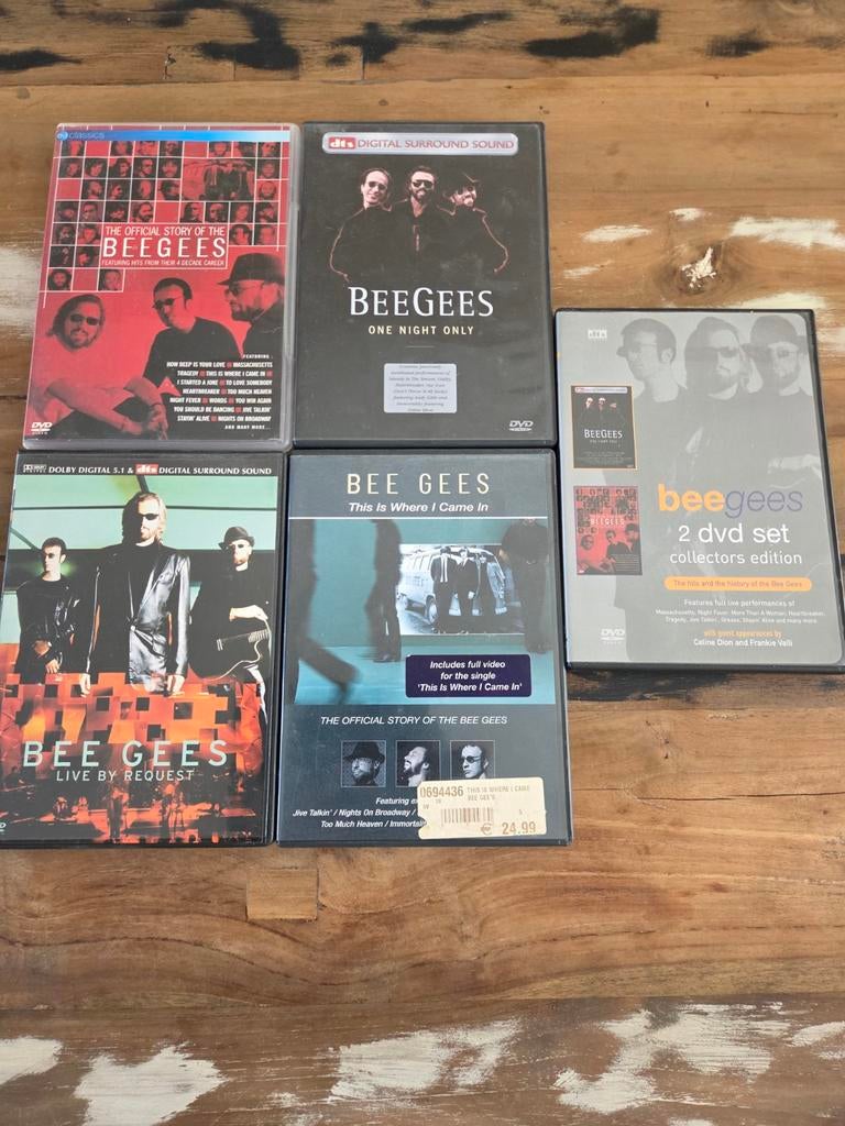 Bee Gees 6 dvd's, Alle leeftijden, Ophalen of Verzenden, Zo goed als nieuw