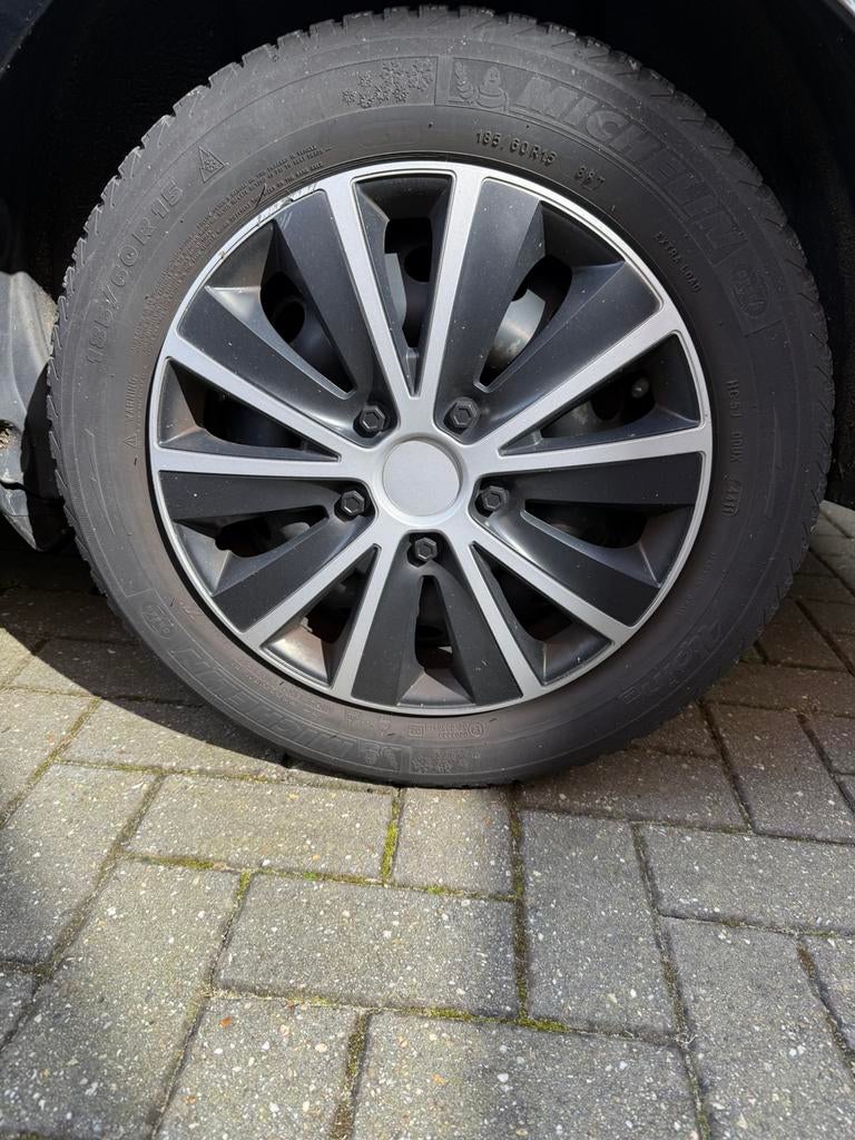 Set Stalen velgen met winterbanden 15 inch, Ophalen