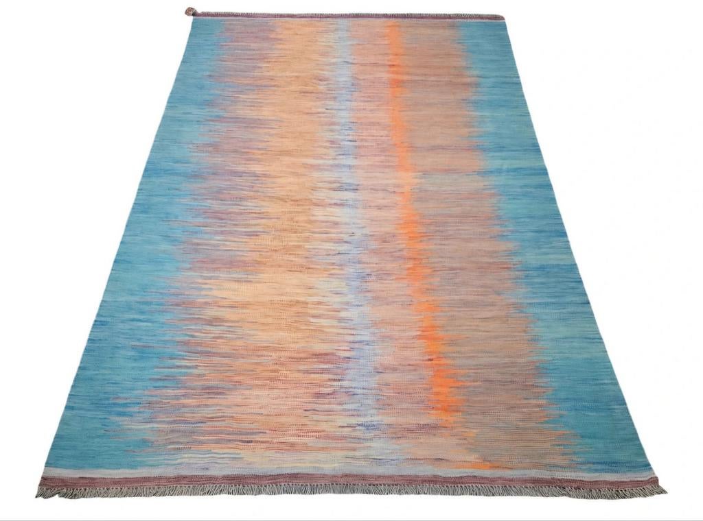 New Modern wol oosters Kelim tapijt Larmina 178x250cm