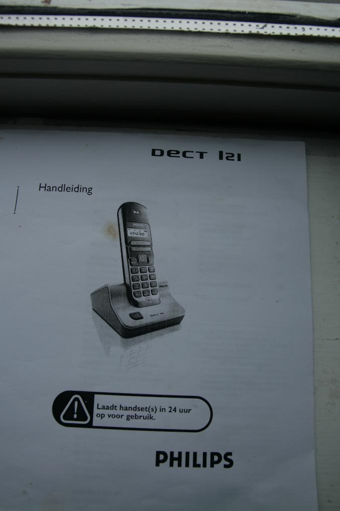 Philips Dect 121 handset 4 stuks., Telecommunicatie, Vaste telefoons | Handsets en Draadloos, Gebruikt, 4 handsets of meer, Ophalen of Verzenden