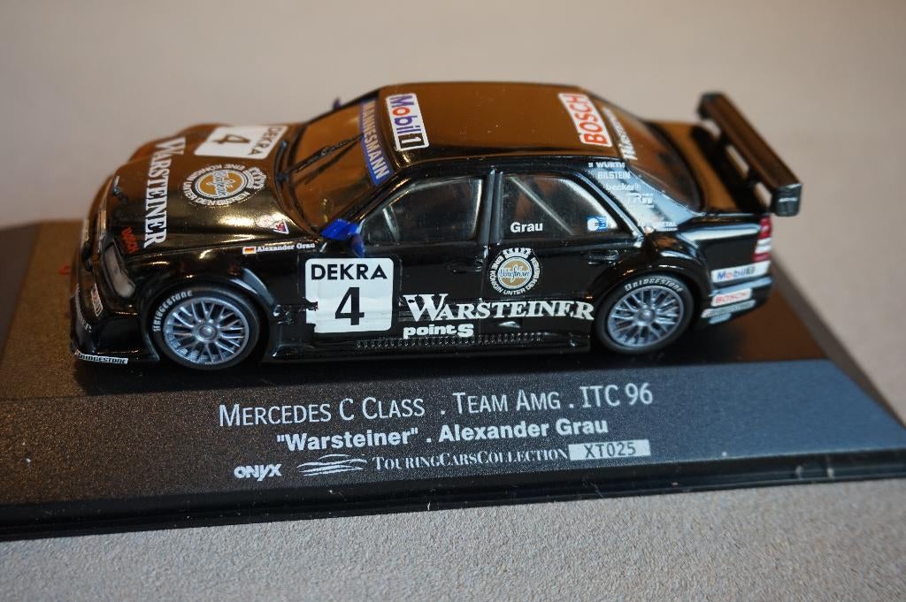 Mercedes W 202 C klasse Alexander Grau ITC 1996 1/43, Ophalen of Verzenden, Zo goed als nieuw, Auto, Overige merken
