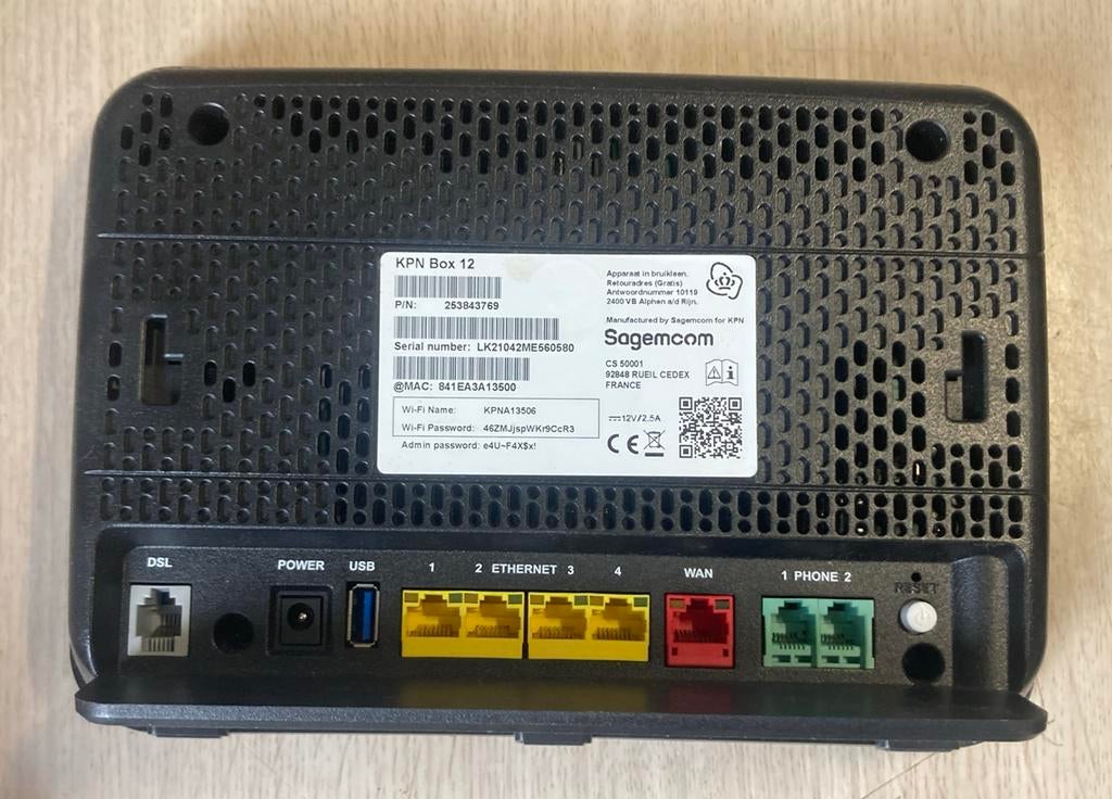 KPN Box 12 wifi 6 router, Computers en Software, Routers en Modems, Ophalen, Zo goed als nieuw