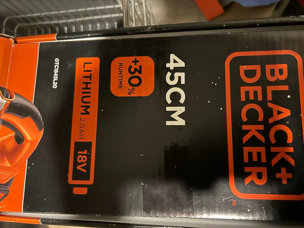 Black+Decker Heggenschaar op accu met extra accu, z.g.a.n., Ophalen of Verzenden, Zo goed als nieuw, Accu